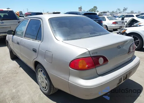 2001 Toyota Corolla Ce из США, поврежденный, VIN 1NXBR12E81Z560769